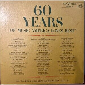 60 Years of Music America Loves Best RCA LM-6074 1959 Vinyl LP 2 Record Set NM